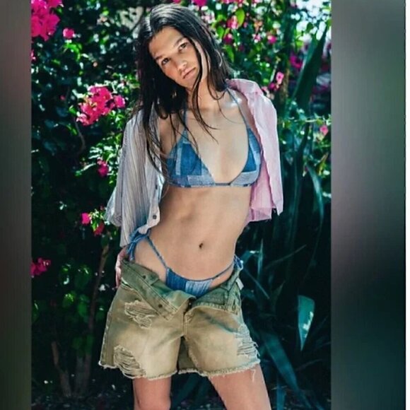 NWT Urban Outfitters | BDG Dropped Waist Distressed Destroy Denim Short - Picture 3 of 13